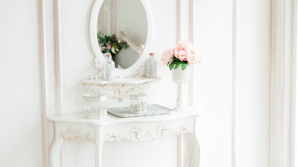 autoschmuck hochzeit spiegel