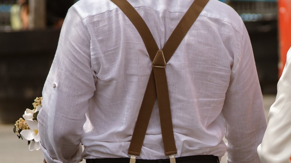 hosenträger outfit hochzeit